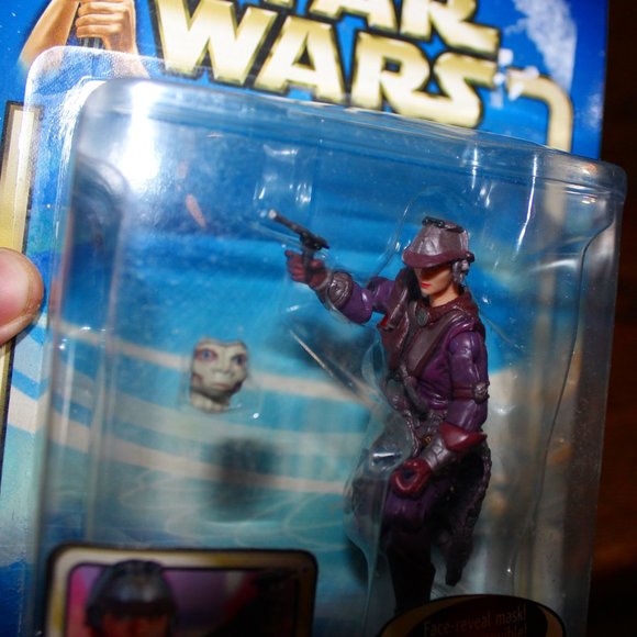 3/$55❤️Star Wars Attack of the Clones Zam Wesell 2002 Hasbro action figure - Picture 2 of 6